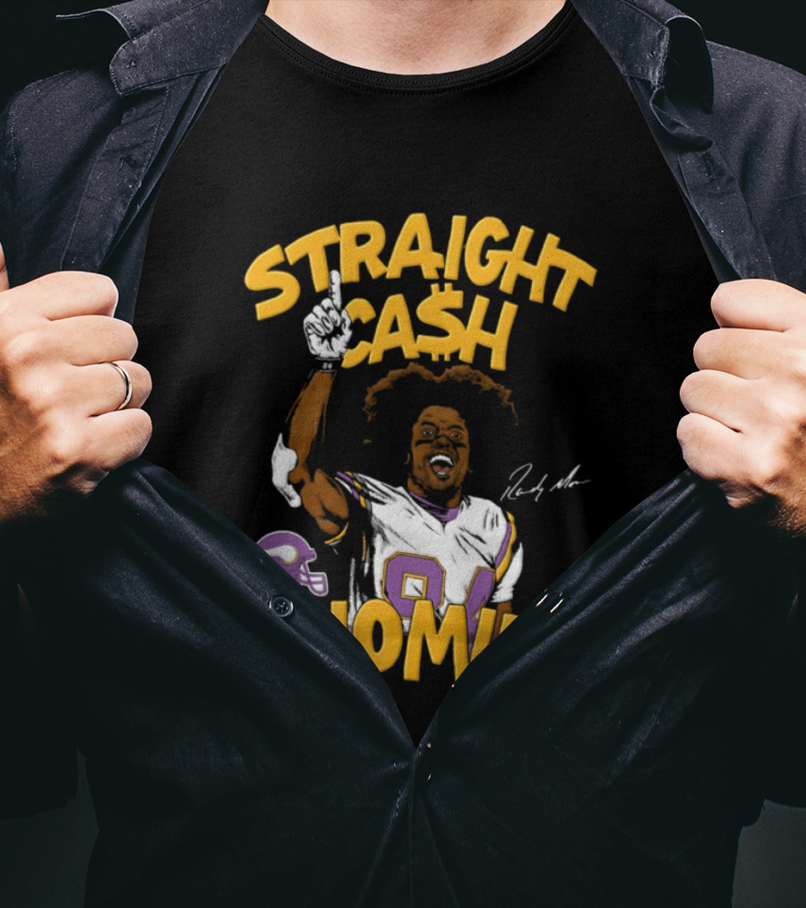 Straight Cash Homie Randy Moss Minnesota Vikings Football 84 NFL T-Shirt