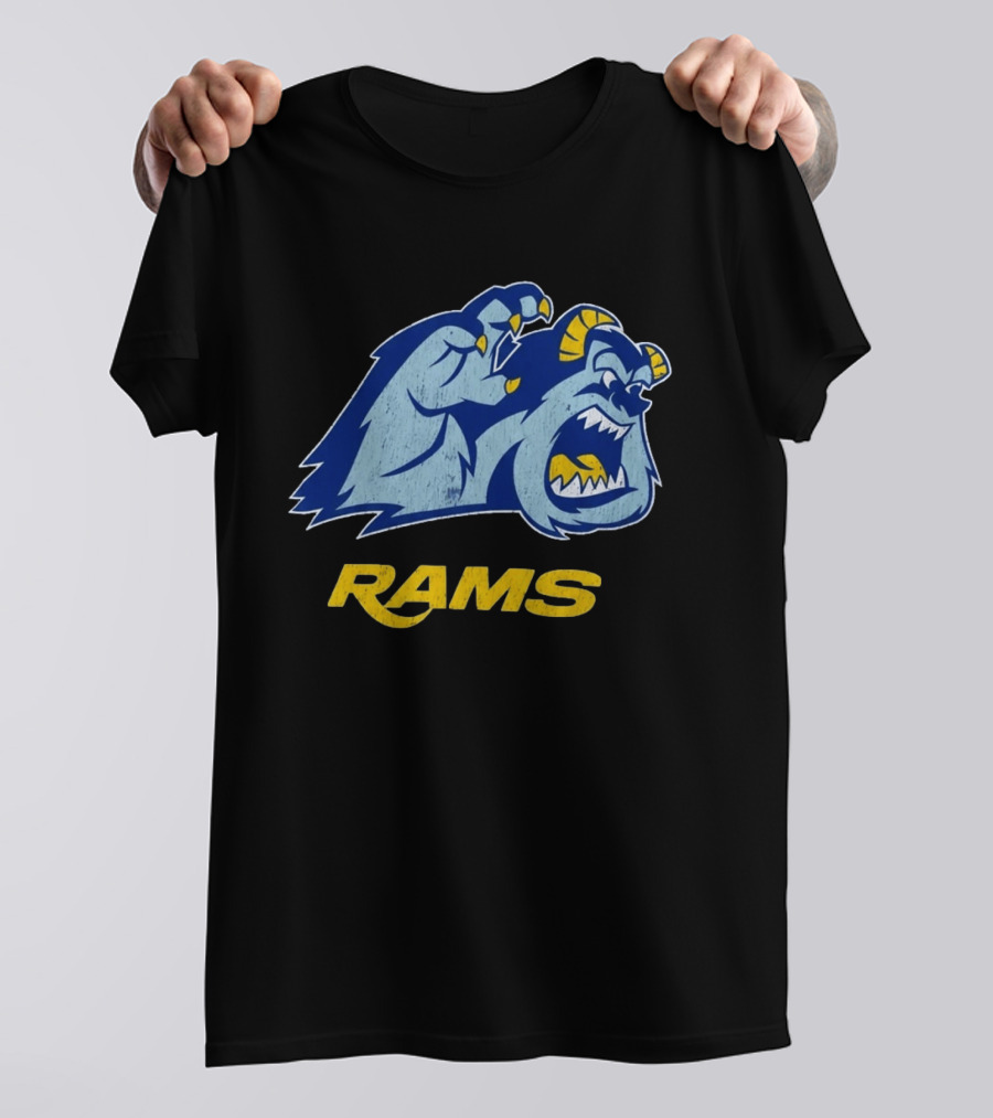 Los Angeles Rams Sulley Monster Football Fan Merchandise T-Shirt