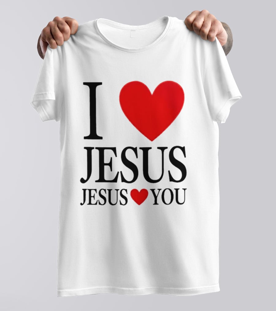 Cameron Dicker I Love Jesus Jesus Love You T-Shirt