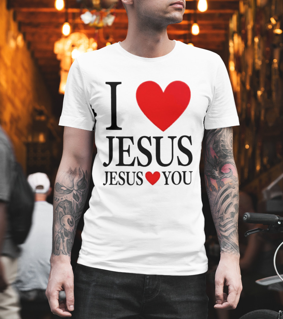 Cameron Dicker I Love Jesus Jesus Love You T-Shirt
