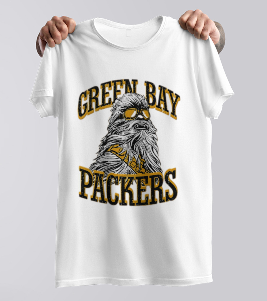 Green Bay Packers Chewbacca 2026 Disney Collaboration T-Shirt