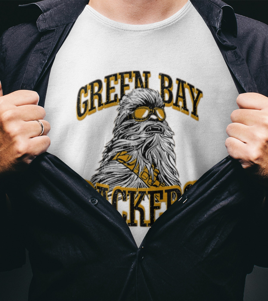 Green Bay Packers Chewbacca 2026 Disney Collaboration T-Shirt