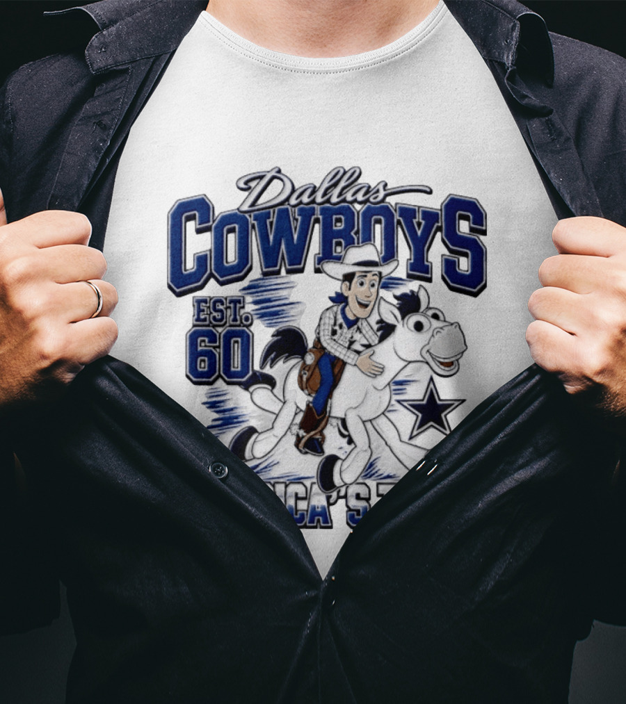 Dallas Cowboys Woody Bullseye Est. 60 America's Team T-Shirt