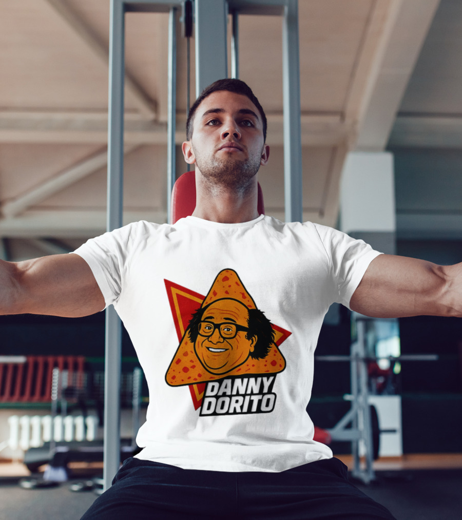 Danny Dorito Crunchy Snack Pun With Iconic Triangular Chip T-Shirt