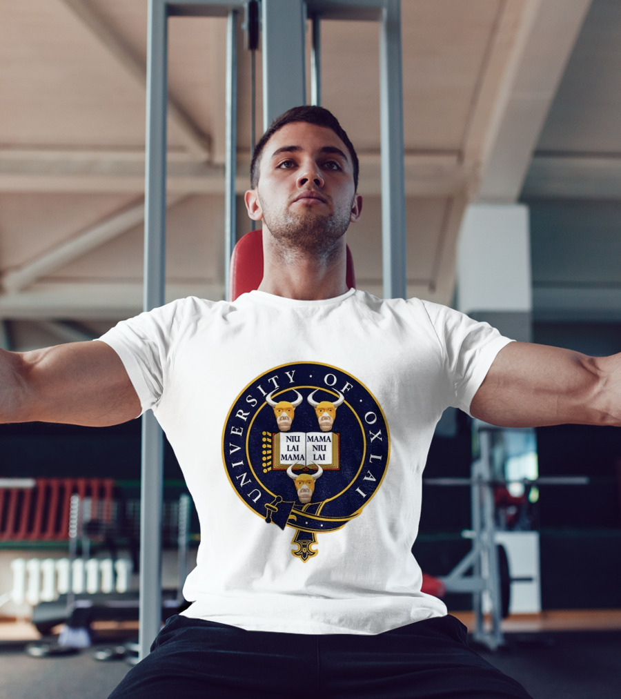 University Of Oxlai Niu Lai Mama Coat Of Arms T-Shirt