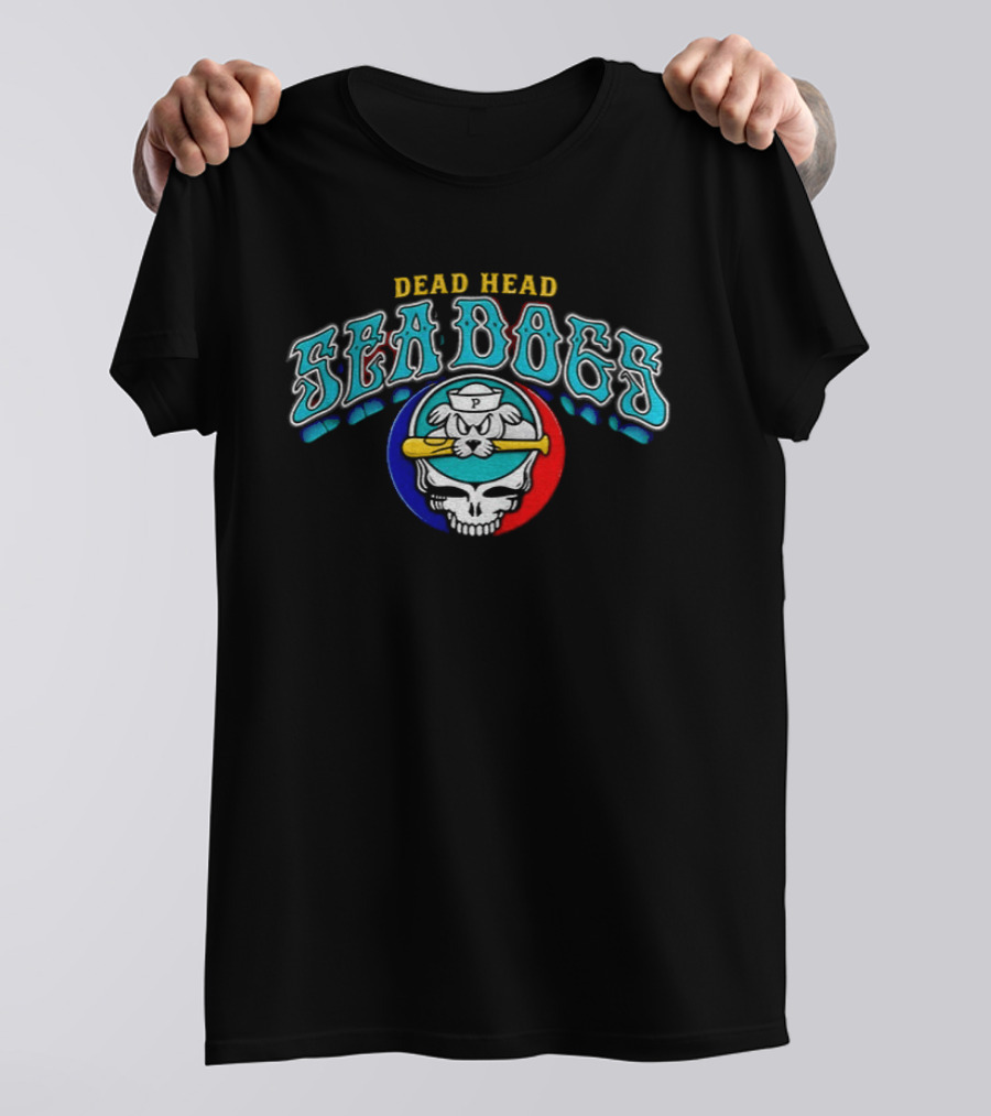 Portland Sea Dogs Grateful Dead Dead Head Collaboration 2026 T-Shirt