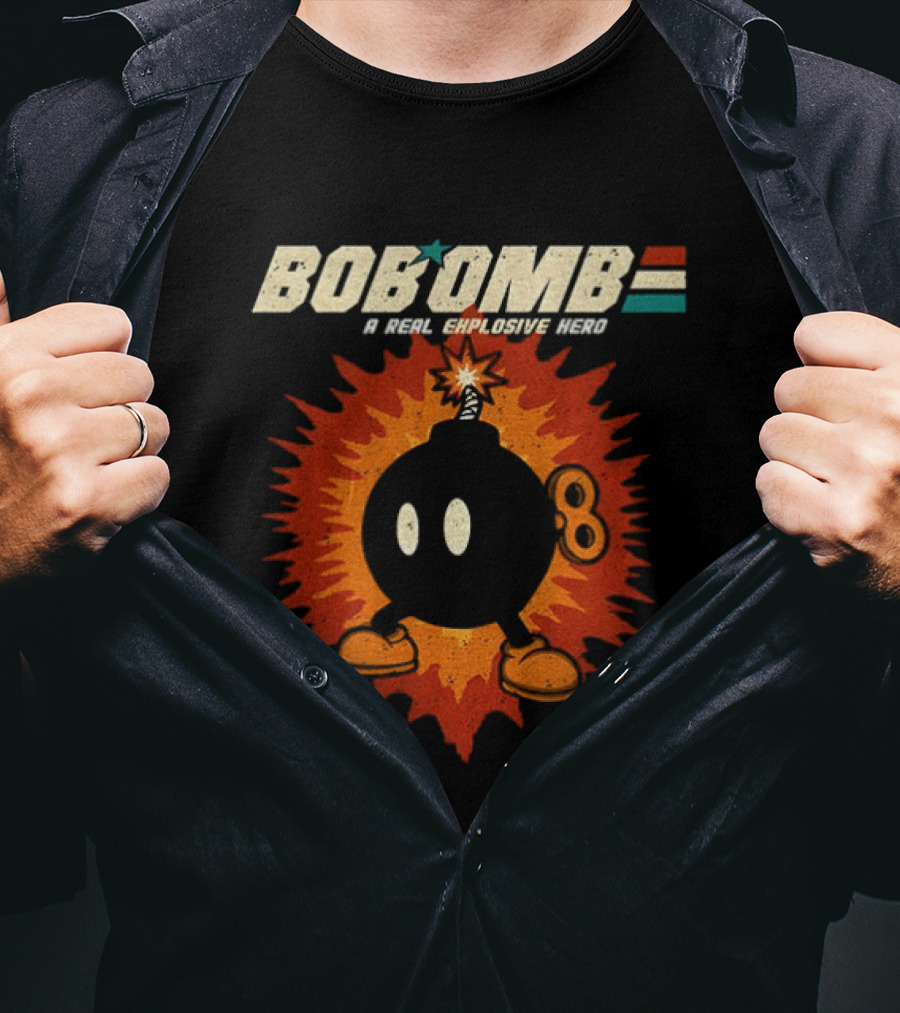 Bob Omb A Real Explosive Hero T-Shirt