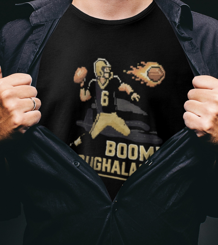 Boom Shoughalacka Football Player Action Burst T-Shirt