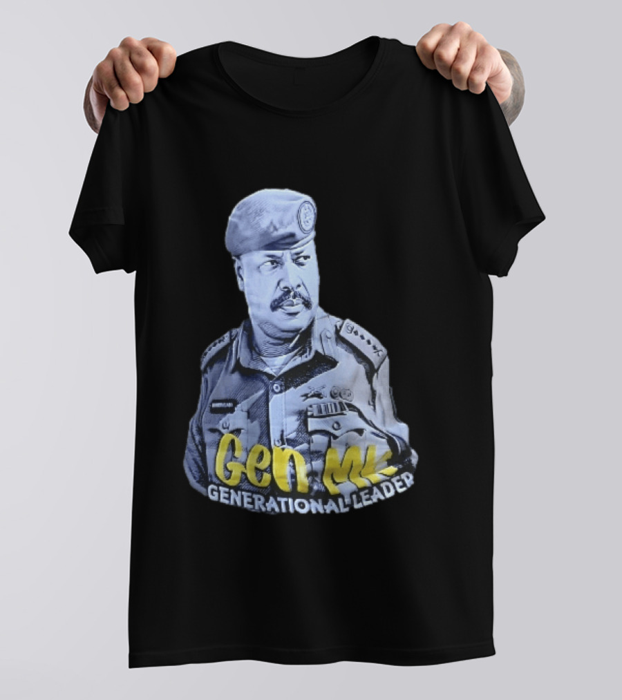 Gen MK Generational Leader Military Officer Beret Uniform T-Shirt