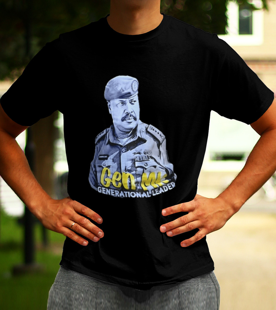 Gen MK Generational Leader Military Officer Beret Uniform T-Shirt