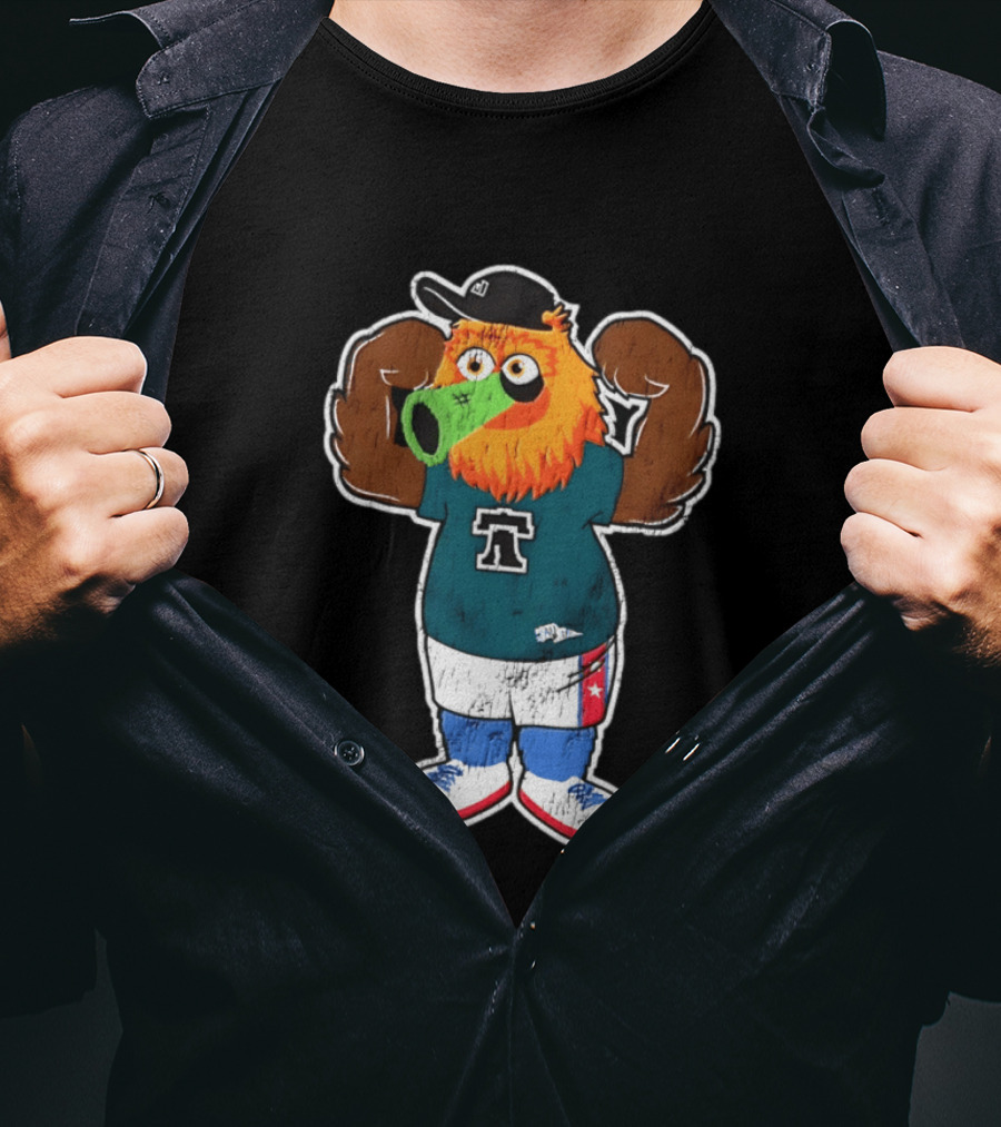 Philadelphia Flyers Gritty Liberty Bell Basketball T-Shirt