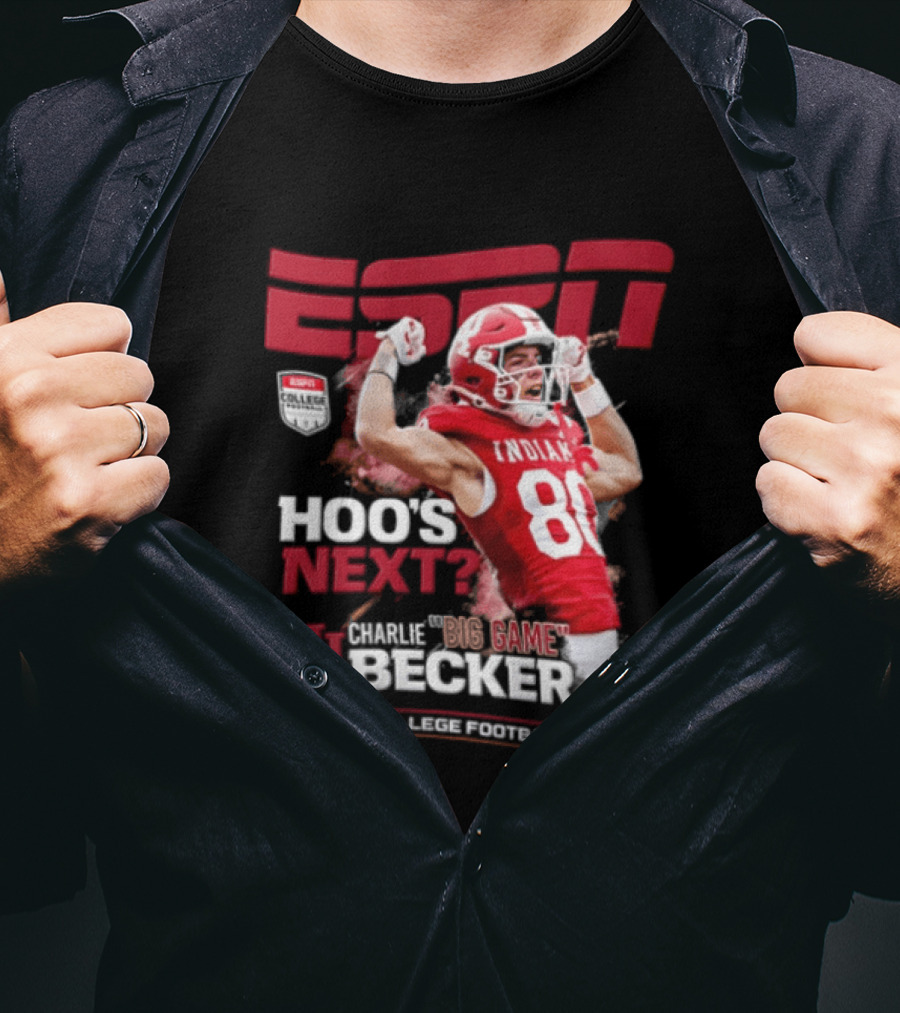 ESPN The Magazine Charlie Becker Indiana Hoosiers 2026 College Football Preview T-Shirt