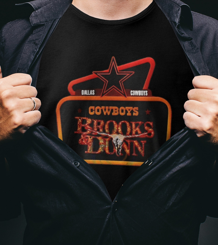 Dallas Cowboys Brooks & Dunn Star Texas T-Shirt
