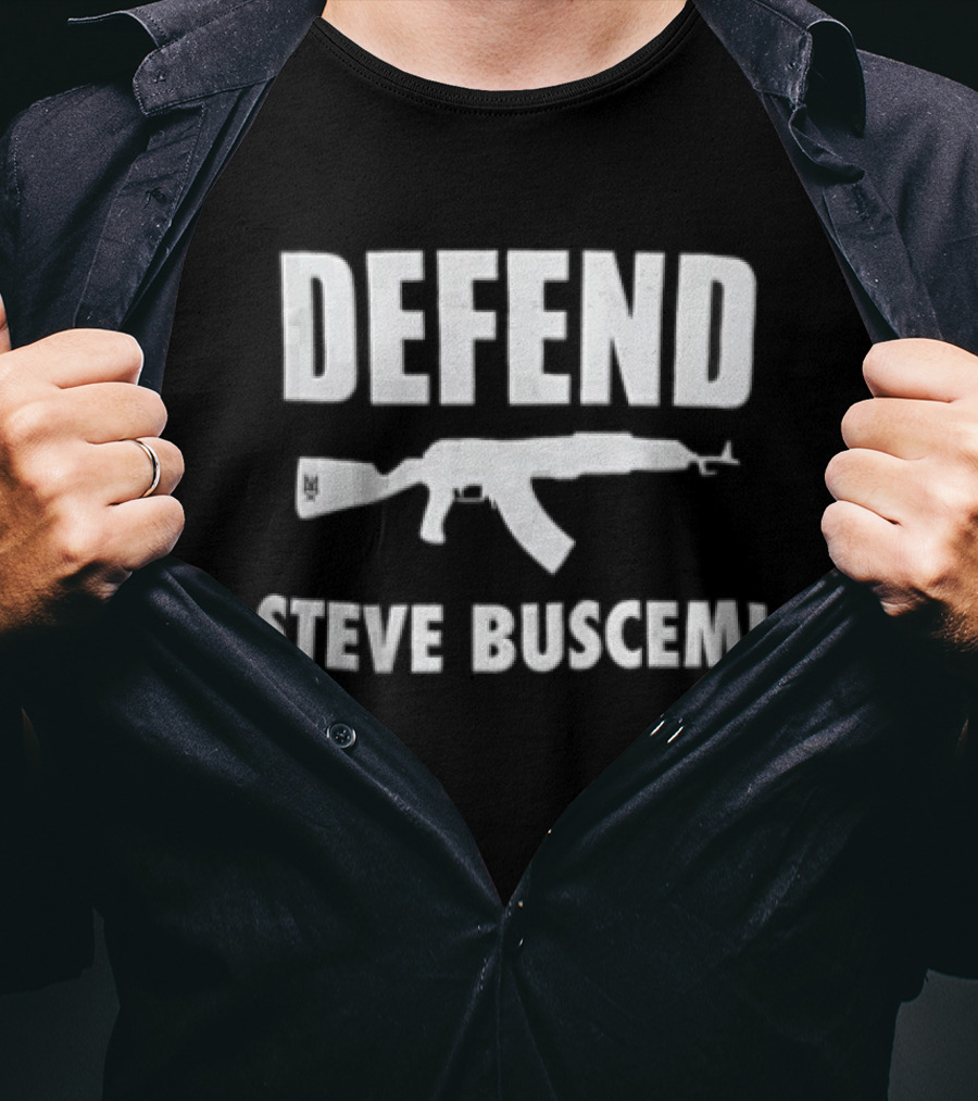 Defend Steve Buscemi AK 47 Rifle T-Shirt