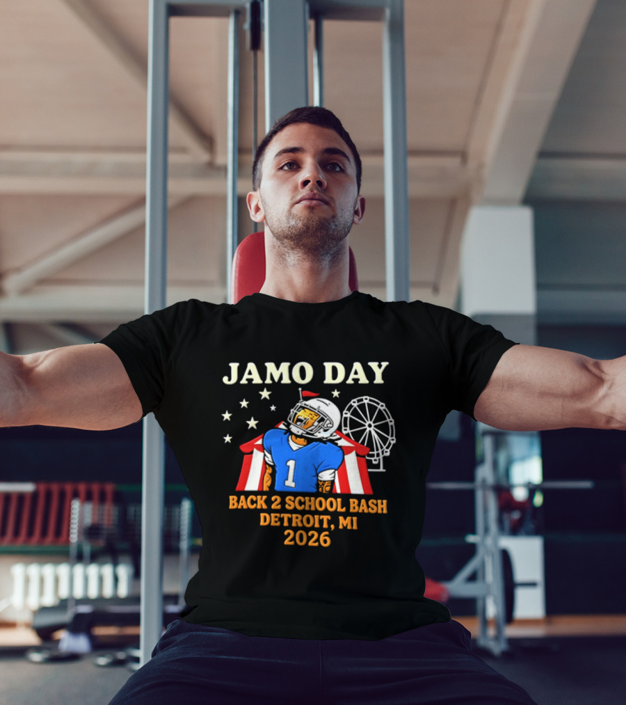 Jamo Day Back 2 School Bash Detroit MI 2026 Football Carnival Event T-Shirt