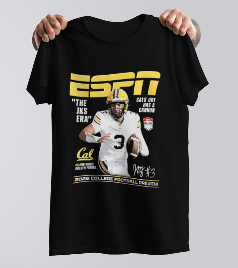 ESPN The Magazine Jaron Keawe Sagapolutele 2026 Cal Bears College Football Preview T-Shirt
