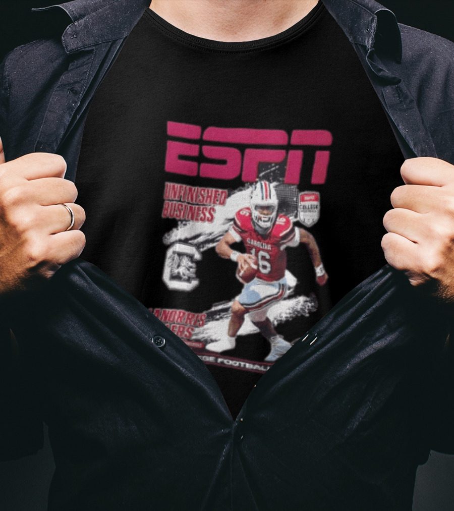 ESPN Unfinished Business LaNorris Sellers South Carolina 2026 College Football Review T-Shirt