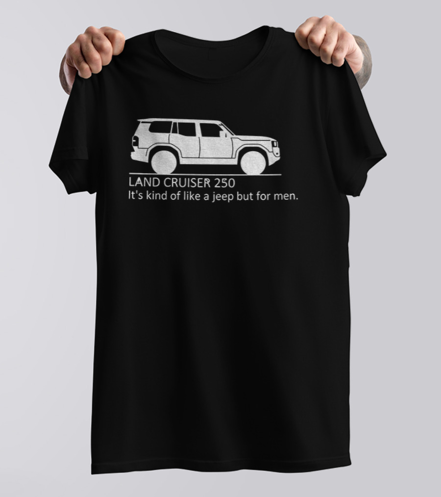 Toyota Land Cruiser 250 Men's Jeep Comparison T-Shirt