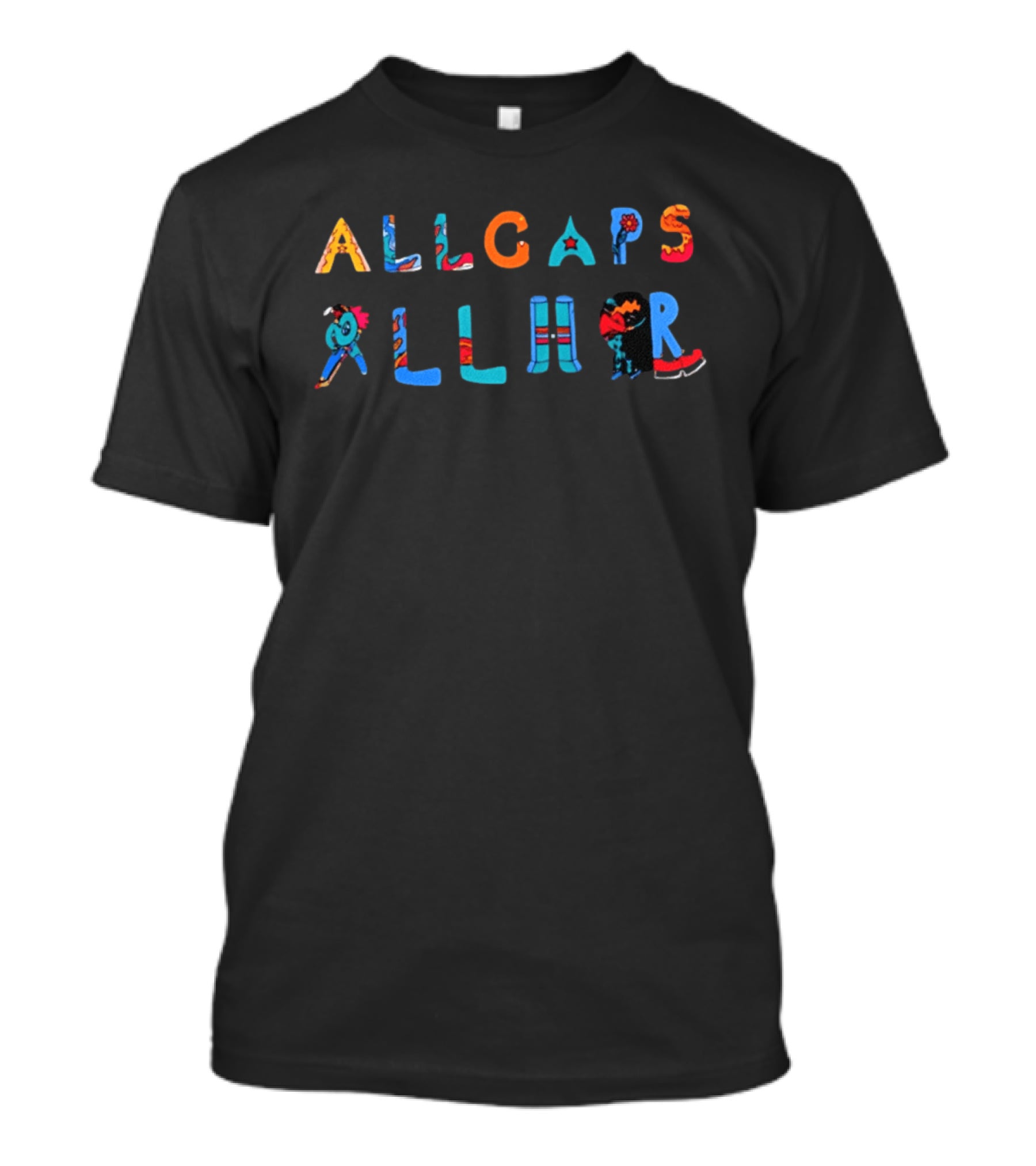 Washington Capitals All Caps All Her 2026 Special Colorful T-Shirt