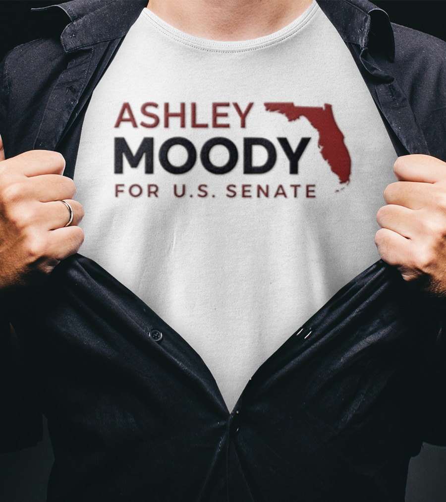 Ashley Moody For U.S. Senate 2026 Florida Campaign With Florida State T-Shirt