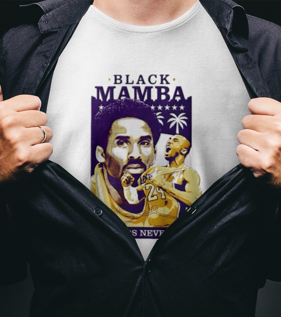 Kobe Bryant Black Mamba Legends Never Die Los Angeles Lakers 24 NBA Basketball T-Shirt
