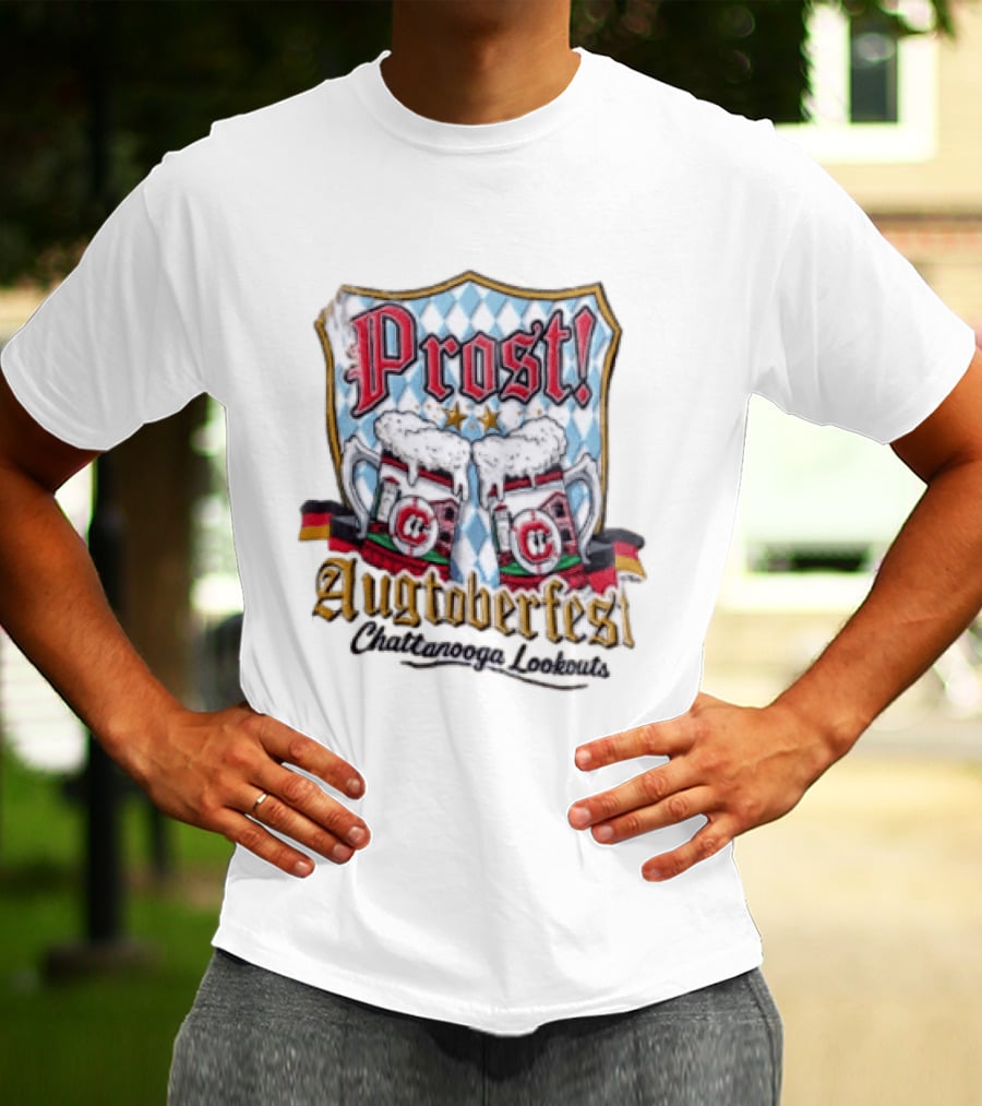 Prost Augtoberfest Chattanooga Lookouts Cheers Baseball Celebration T-Shirt