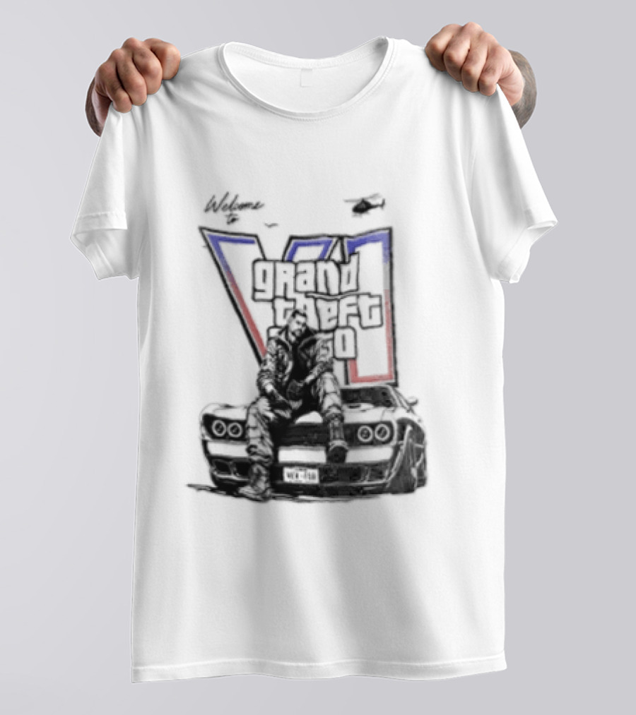 Grand Theft Auto VI Welcome To A World Of Sinners T-Shirt