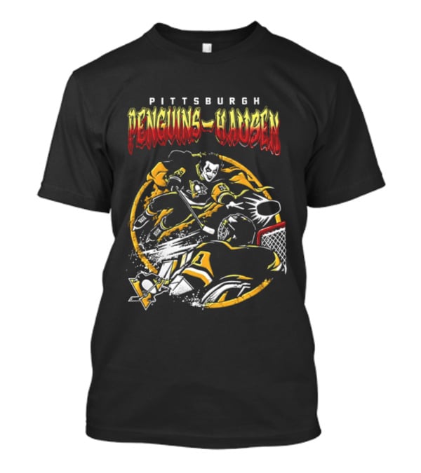 Pittsburgh Penguins Danhausen WWE Friday Night Hockey Crossover 2026 T-Shirt