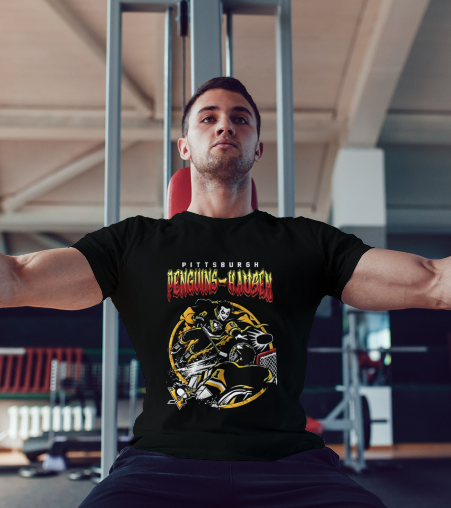 Pittsburgh Penguins Danhausen WWE Friday Night Hockey Crossover 2026 T-Shirt