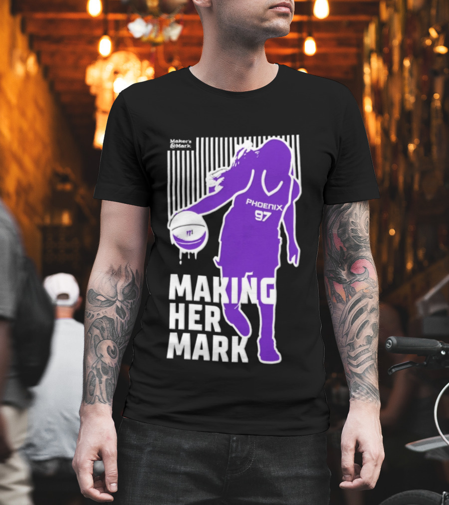 Phoenix Mercury WNBA Making Her Mark 97 T-Shirt