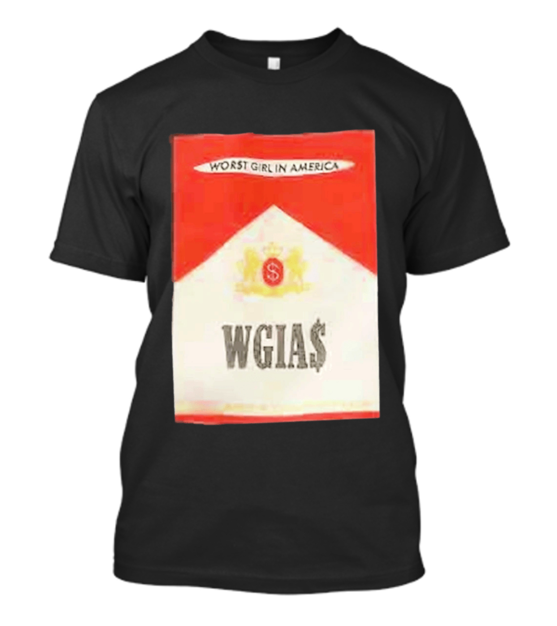 Slayyyter 2026 WGIA Tour Marlboro Parody Worst Girl In America T-Shirt
