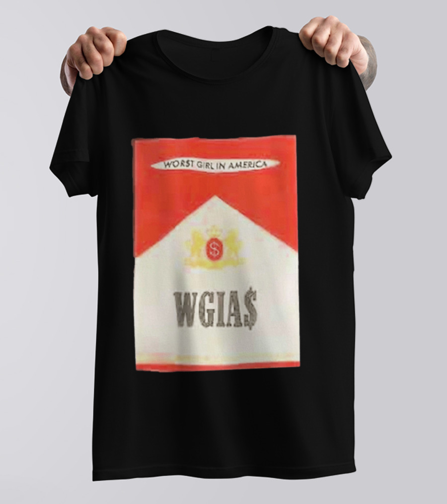 Slayyyter 2026 WGIA Tour Marlboro Parody Worst Girl In America T-Shirt