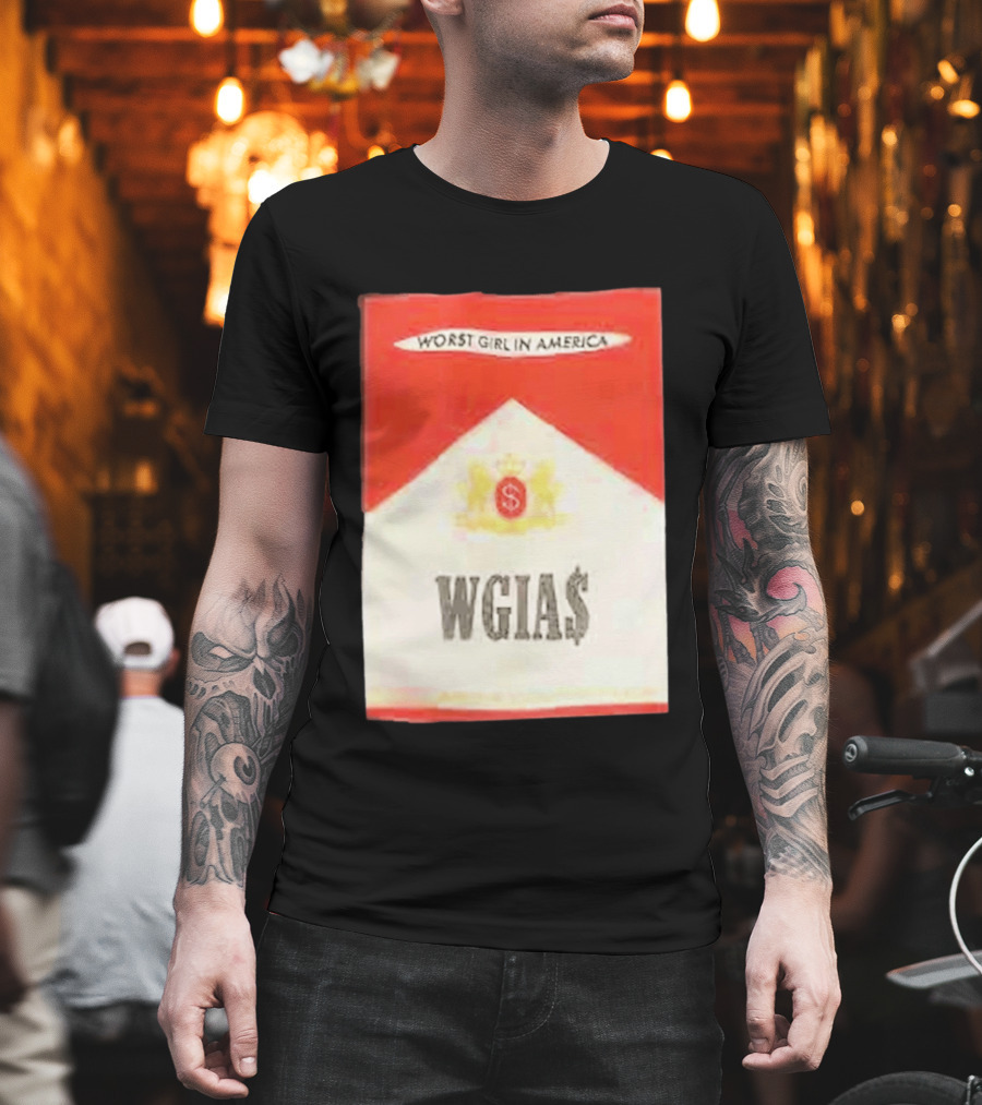 Slayyyter 2026 WGIA Tour Marlboro Parody Worst Girl In America T-Shirt