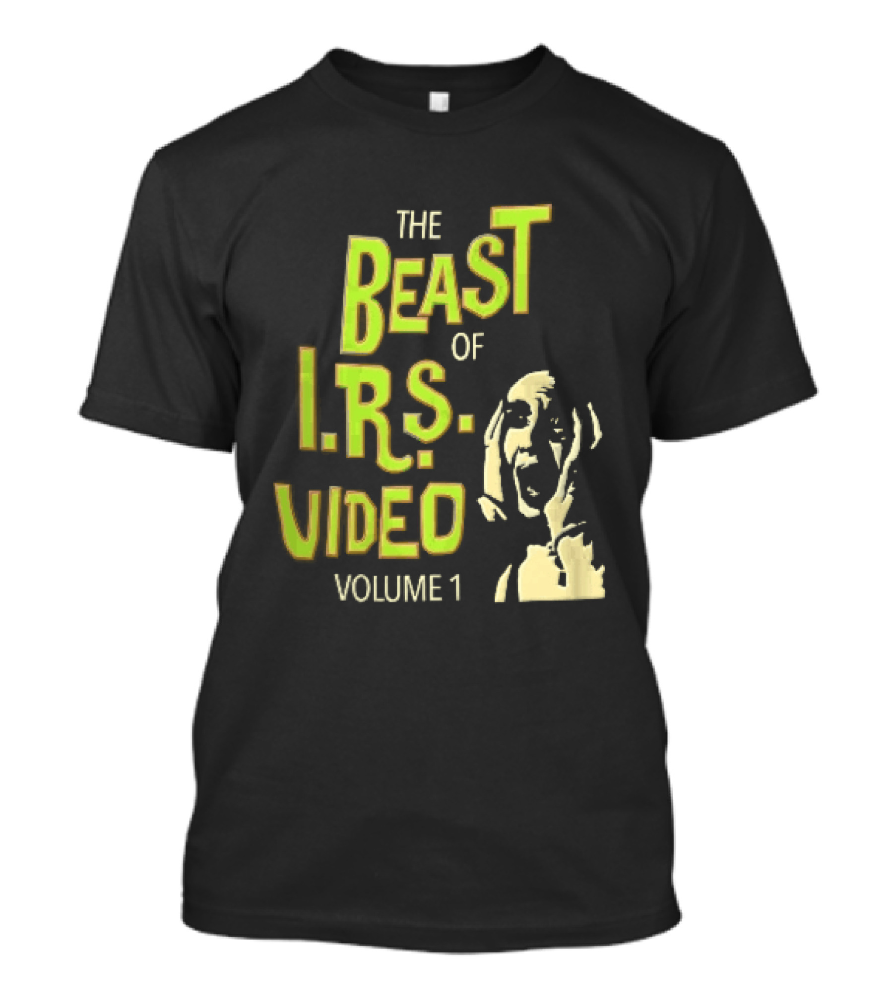 The Beast Of IRS Video Volume 1 Screaming Horror Face T-Shirt