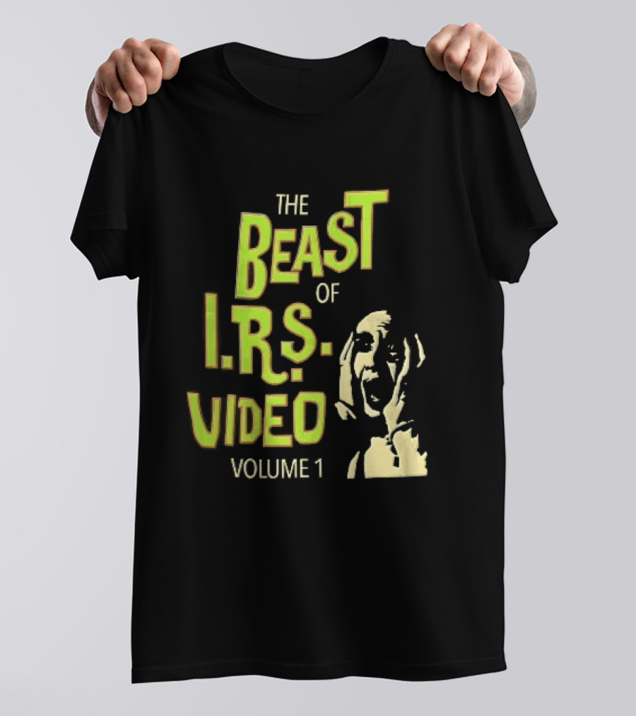The Beast Of IRS Video Volume 1 Screaming Horror Face T-Shirt