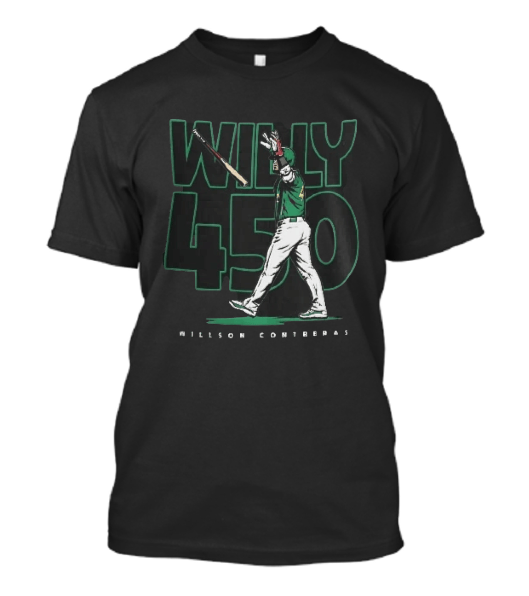Willy 450 Willson Contreras Baseball Bat Flip Celebration T-Shirt