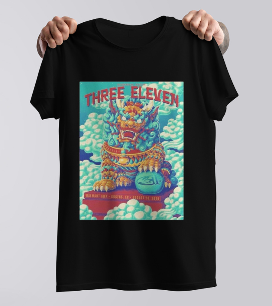 Three Eleven Concert Rogers AR Walmart AMP August 26 2026 Event Tiger Chinese T-Shirt