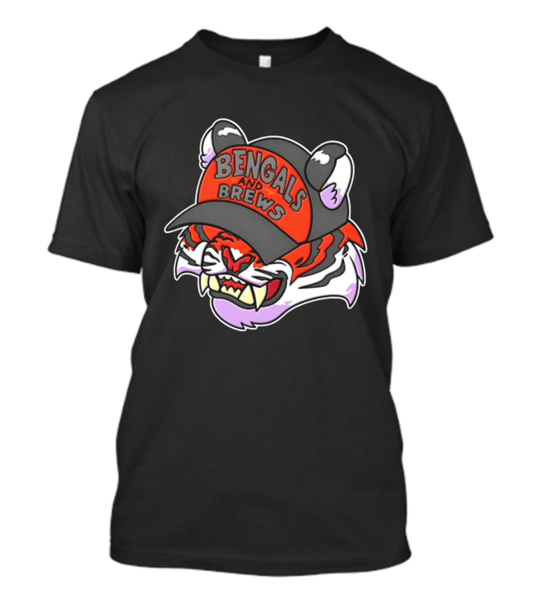 Bengals And Brews Cincinnati Tiger Fan Gear T-Shirt