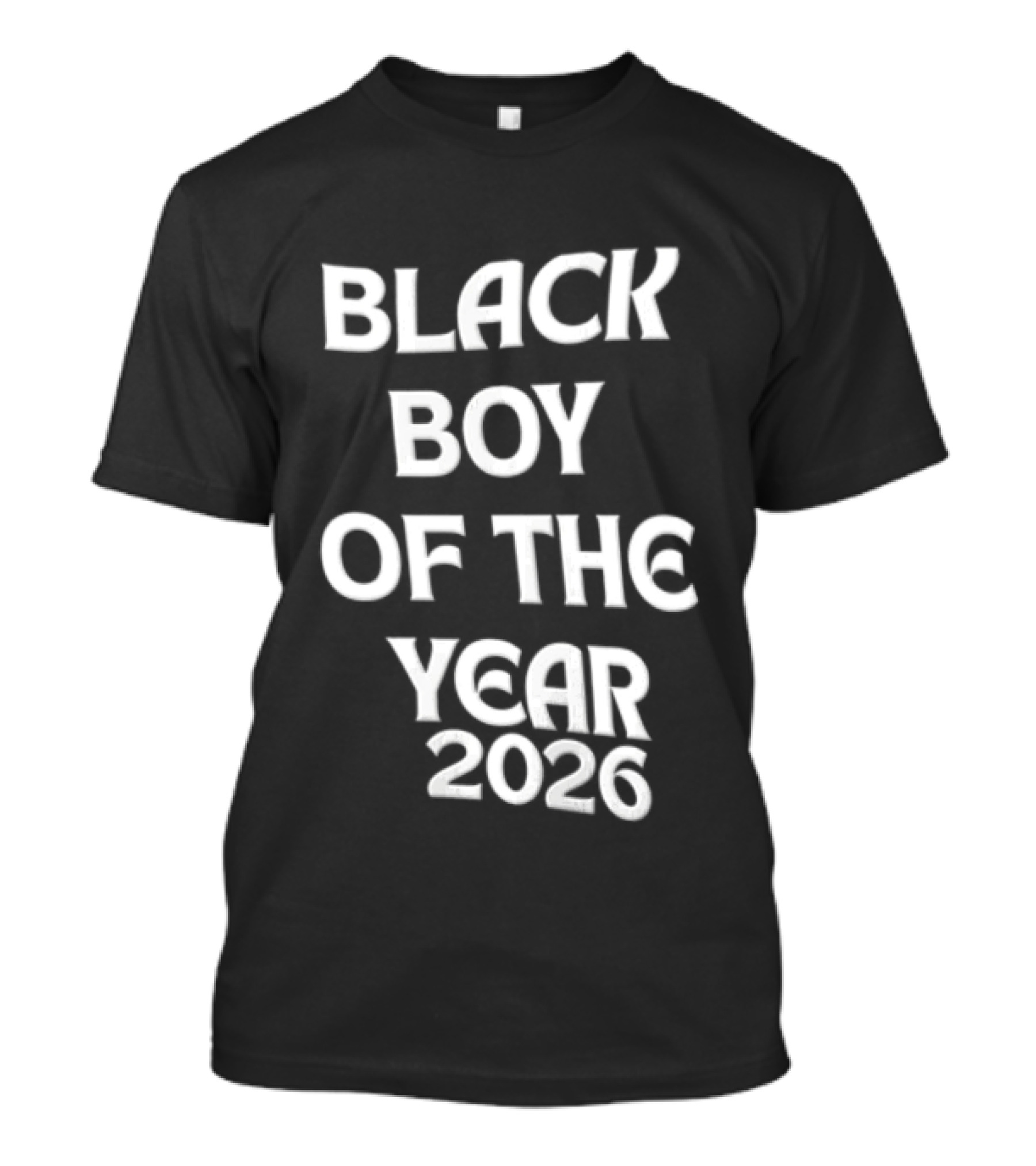 Black Boy Of The Year 2026 Empowerment Pride T-Shirt