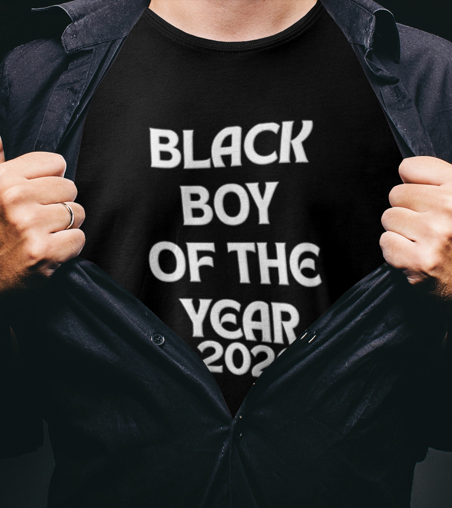 Black Boy Of The Year 2026 Empowerment Pride T-Shirt