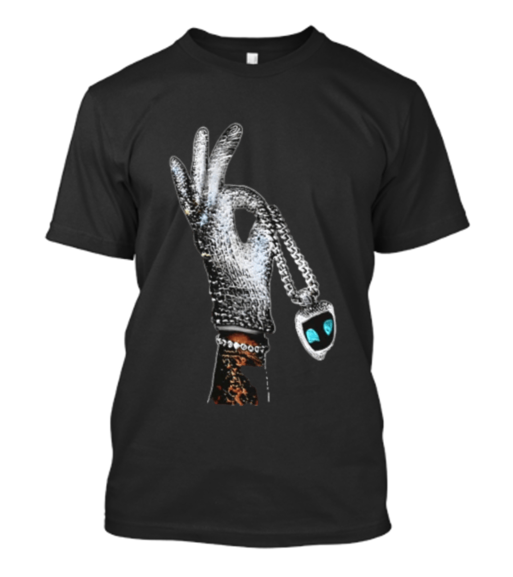 Drake Iceman Astro Bot Glove Necklace T-Shirt