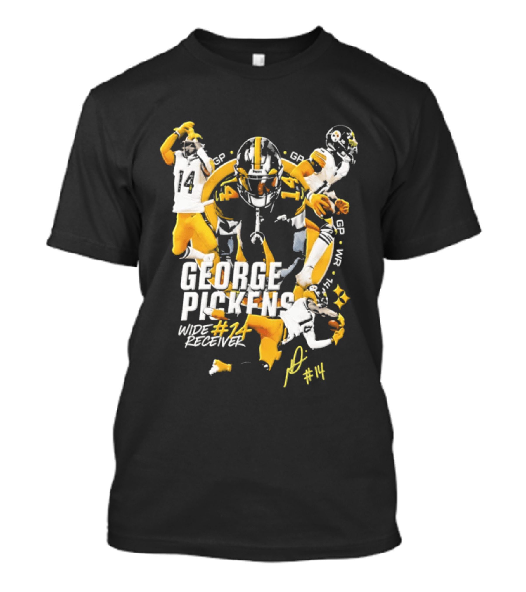 George Pickens Wide Receiver #14 Pittsburgh Steelers Football #14 T-Shirt