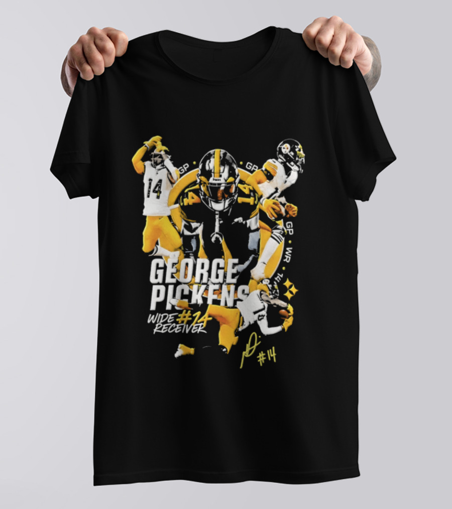 George Pickens Wide Receiver #14 Pittsburgh Steelers Football #14 T-Shirt