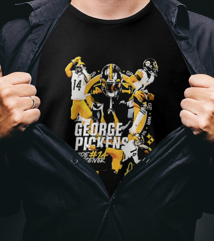 George Pickens Wide Receiver #14 Pittsburgh Steelers Football #14 T-Shirt