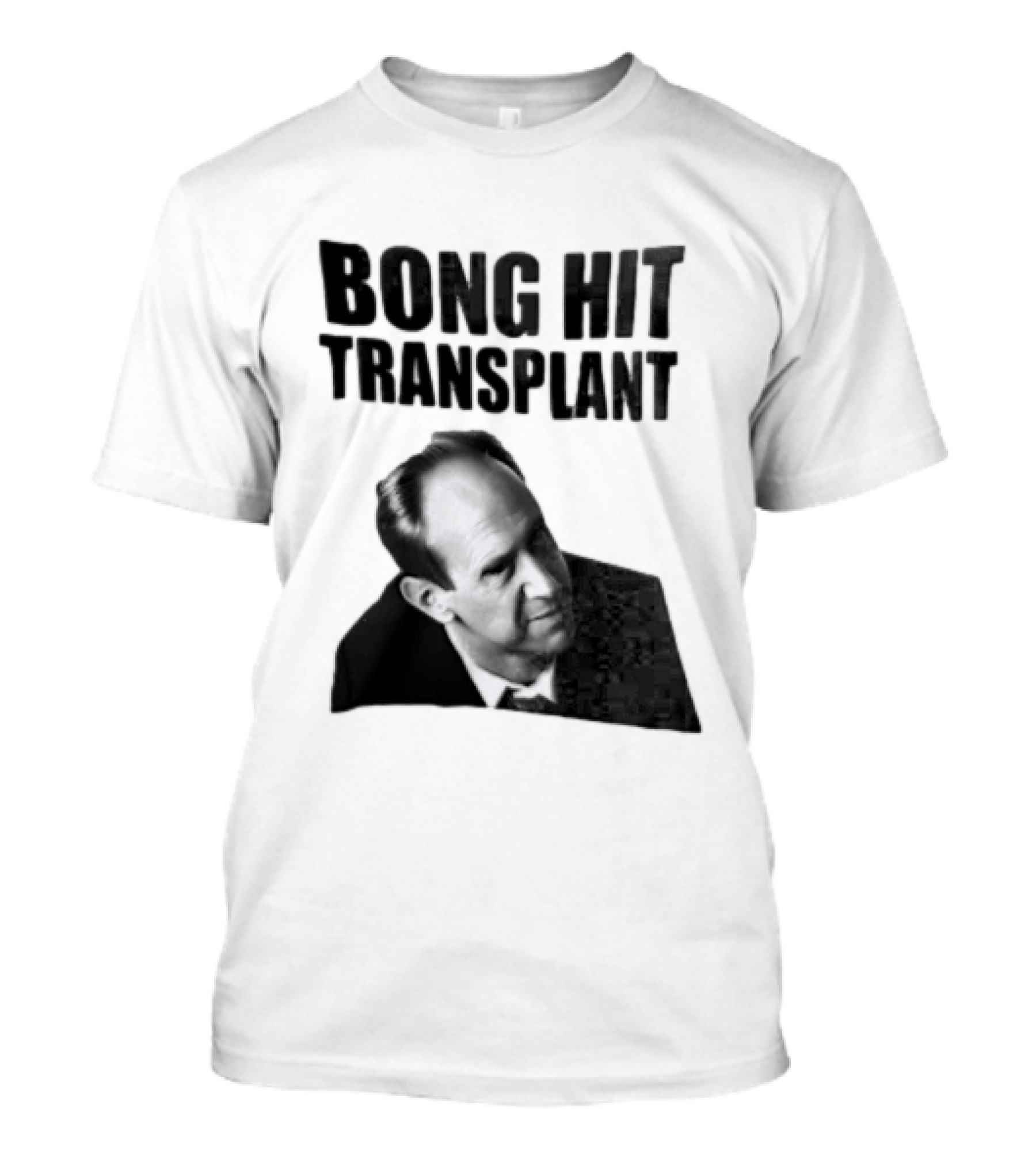 Bong Hit Transplant Joseph Morse Black And White Image T-Shirt