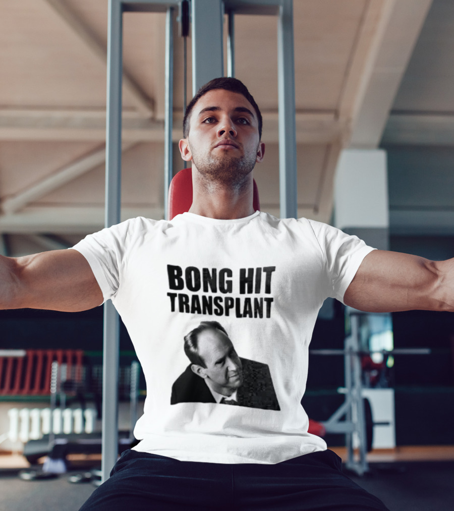 Bong Hit Transplant Joseph Morse Black And White Image T-Shirt