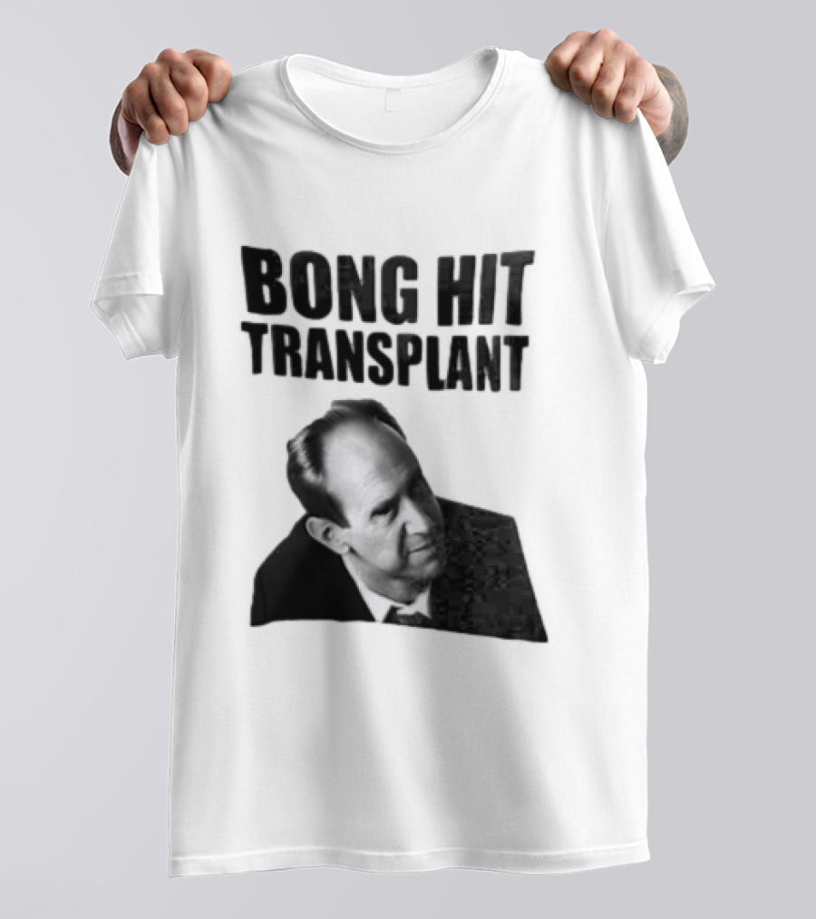 Bong Hit Transplant Joseph Morse Black And White Image T-Shirt