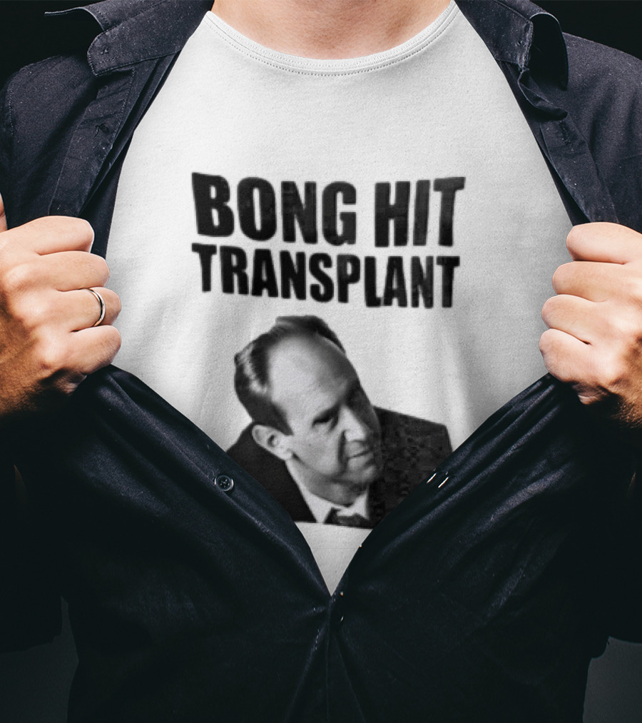 Bong Hit Transplant Joseph Morse Black And White Image T-Shirt