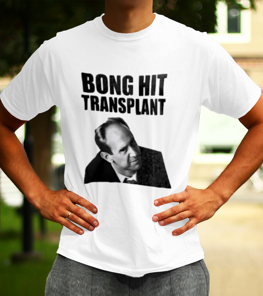 Bong Hit Transplant Joseph Morse Black And White Image T-Shirt