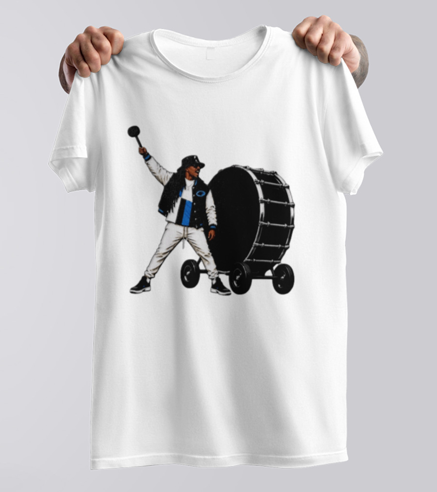 Carolina Panthers For The Culture Drummer Marching Band Fan Gear T-Shirt